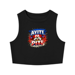 Women's Tight Crewneck Crop Tank Top